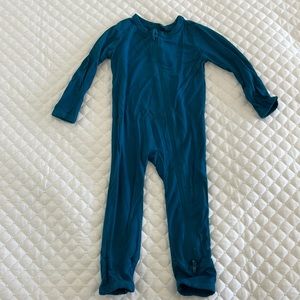 Kyte Baby | long sleeve romper | Baltic | 12 - 18 mo